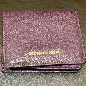 Michael Michael Kors Pebbled Leather Wallet